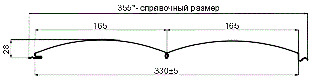 Сайдинг Woodstock-БР-28х330 (ECOSTEEL_T-12-Орех-0.45) в Наро-Фоминске