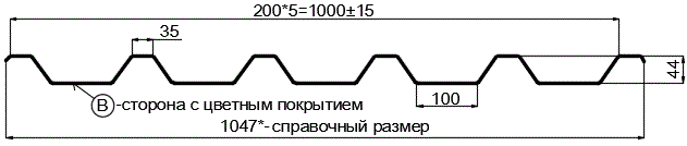 Фото: Профнастил Н60 х 845 - B (PURMAN-20-3005-0.5) в Наро-Фоминске