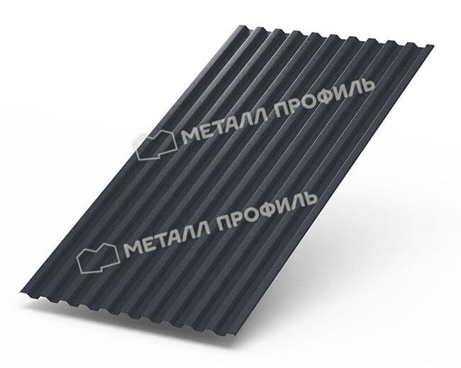 Профнастил С21 х 1000 - B (Steelmatt-20-7024-0.4±0.08мм) в Наро-Фоминске